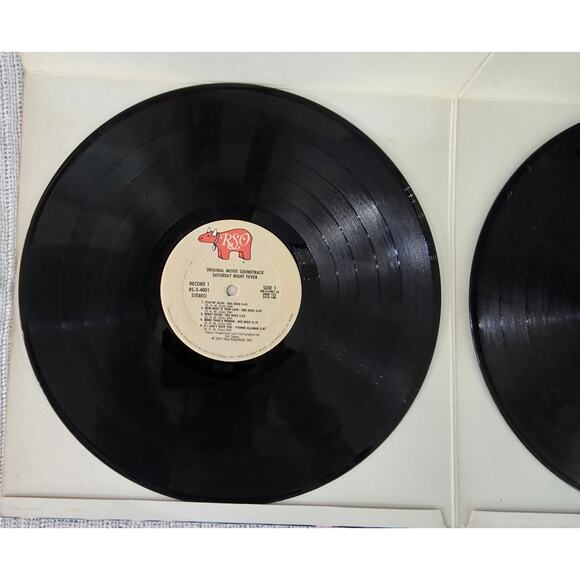 Saturday Night Fever Soundtrack 2xLP Vinyl Album Bee Gees 1977 - Picture 6 of 7